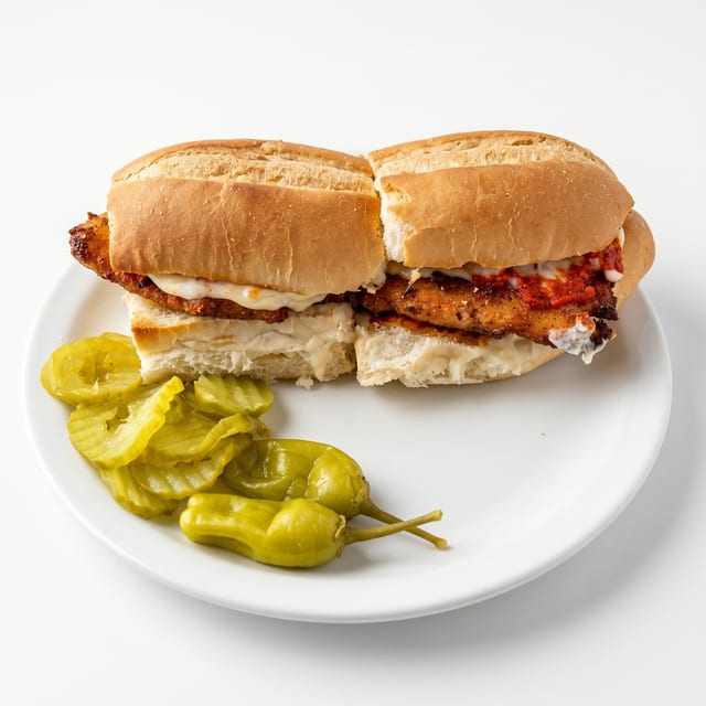 Chicken Parmigiana Sandwich.