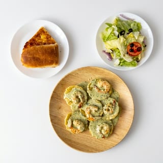 Shrimp Pesto Ravioli