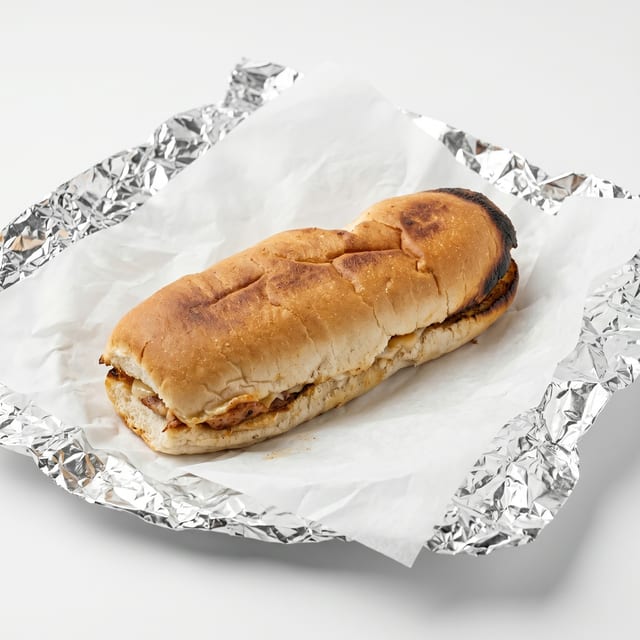 Eggplant Parmigiana Sandwich.