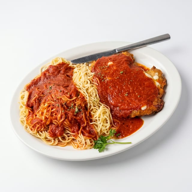 Veal Parmigiana.