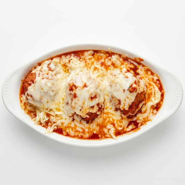 Lunch Meatballs in a Boat.